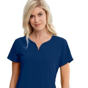 Grey's Anatomy Women’s Scrub Top Healthcare Medical Pockets Size Small